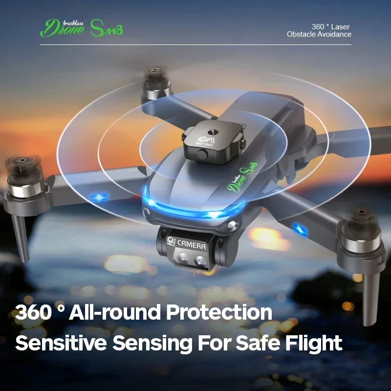 Mini Drone 8K HD Camera Obstacle Avoidance Aerial Photography Foldable Brushless Quadcopter mini drone aerial photography drone