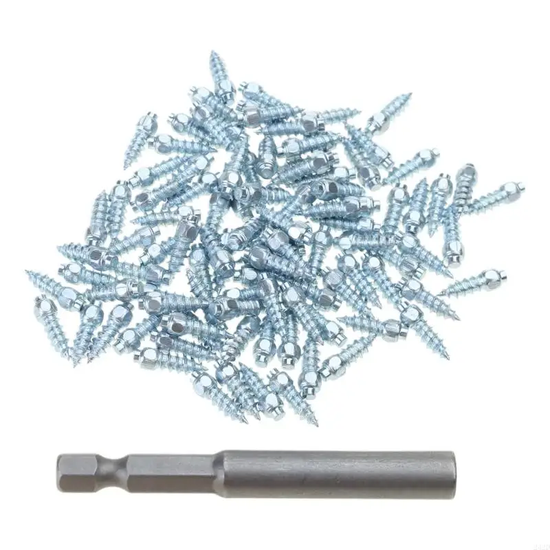 242D 100Pcs Spikes For Car Tires Winter Lugs Screw 9/12mm For Car Motorbike