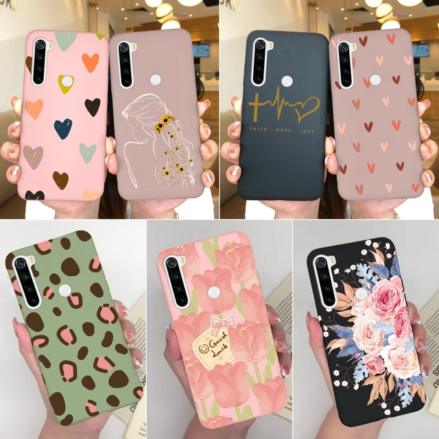 For Cover Xiaomi Redmi Note 8 Case Soft Silicone Painting Phone Case Xiaomi  Redmi Note 8 Pro Cover Funda Redmi Note 8 T 8T Case