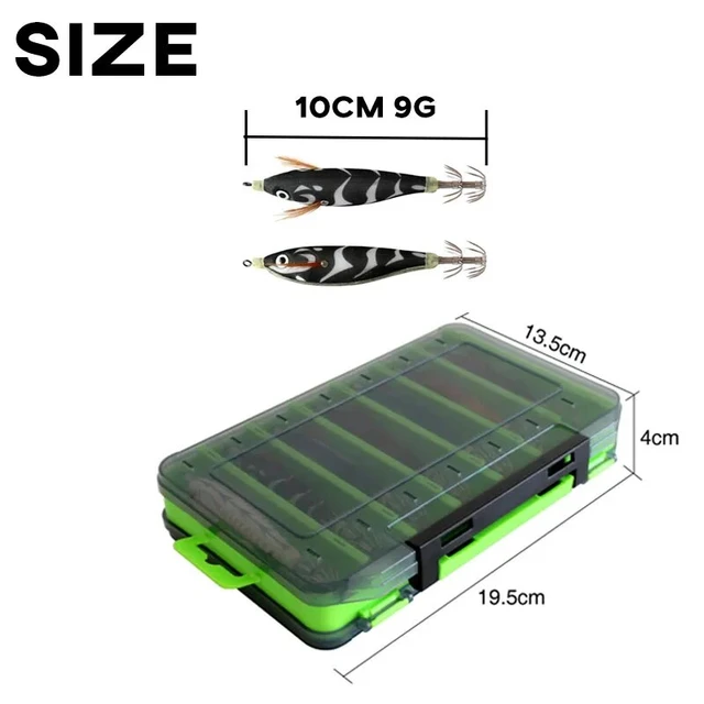 Squidgetsversatile Squid Jig Lure Set 14pcs - Luminous 10cm 9g