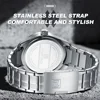 NAVIFORCE NF8032 Mens Business Casual Waterproof High Quality Stainless Steel Band Quartz Watches for Men Relogio Masculino 6
