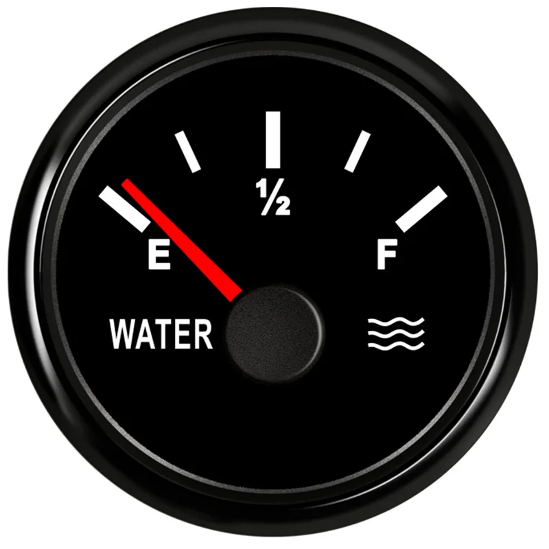 

Brand New Auto Truck Motor Home Water Level Gauges Marine 52mm Pointer Water Level Meters Waterproof 9-32v 0-190ohm or 240-33ohm