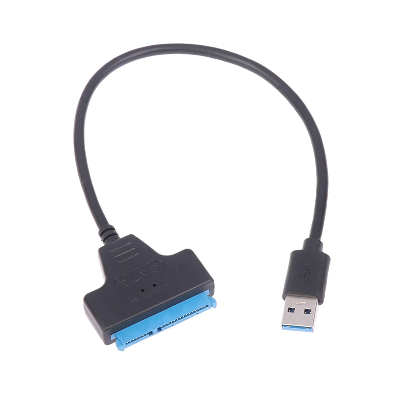 

1Pc USB SATA To USB Cable USB 3.0 To SATA III Hard Disk Adapter Compatible With 2.5 Inch Hard Drives And SSD UASP Support