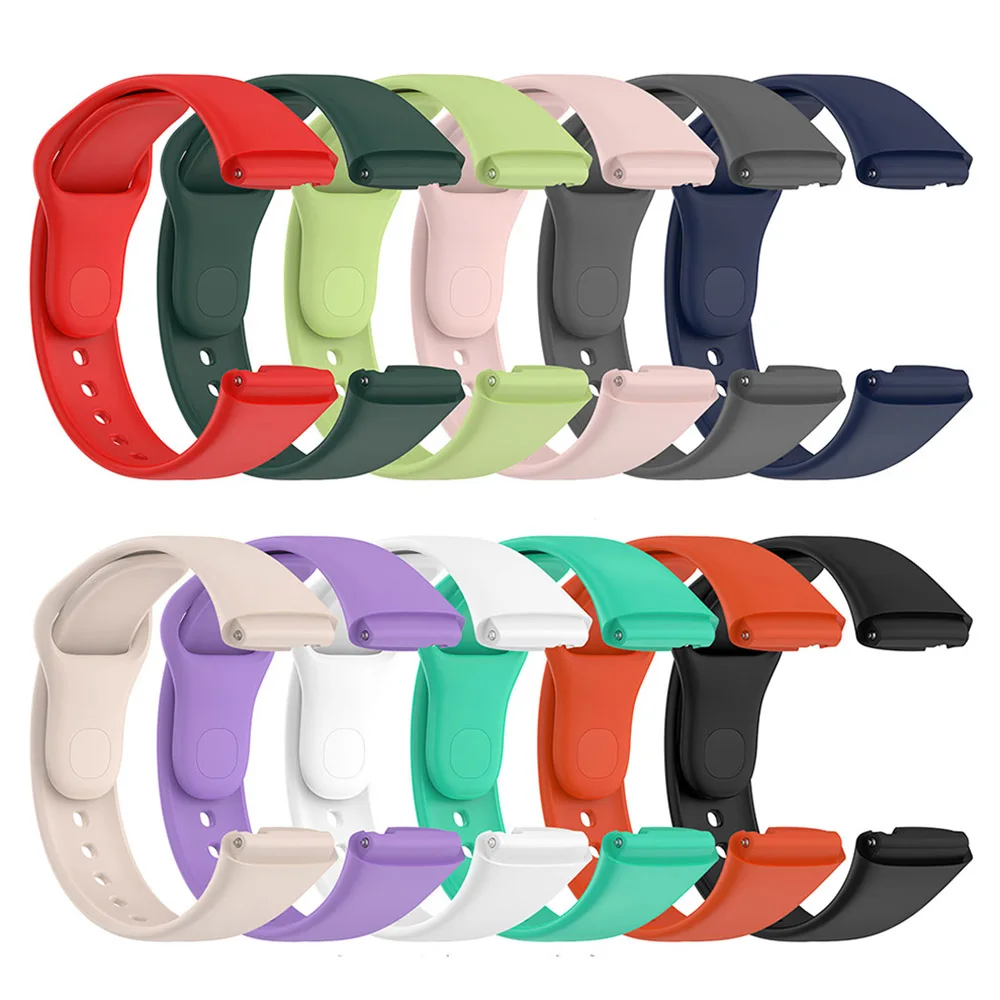 Bracelet en silicone pour Redmi Watch 3, bracelet de montre actif et Lite, coque de protection