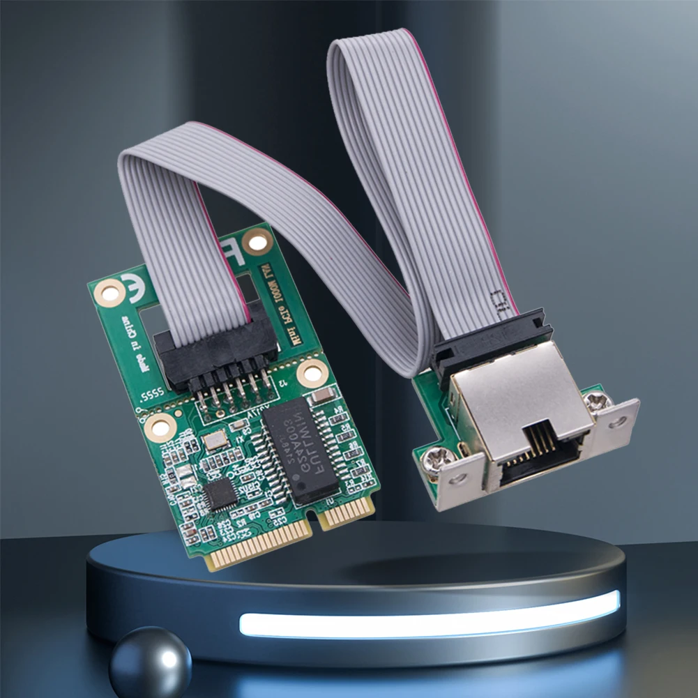 PC용 미니 PCI-E 네트워크 카드, 기가비트 이더넷 NIC 어댑터, PC용 미니 PCI 익스프레스 기가비트 이더넷 카드, RTL8111H, 10 M, 100 M, 1000M