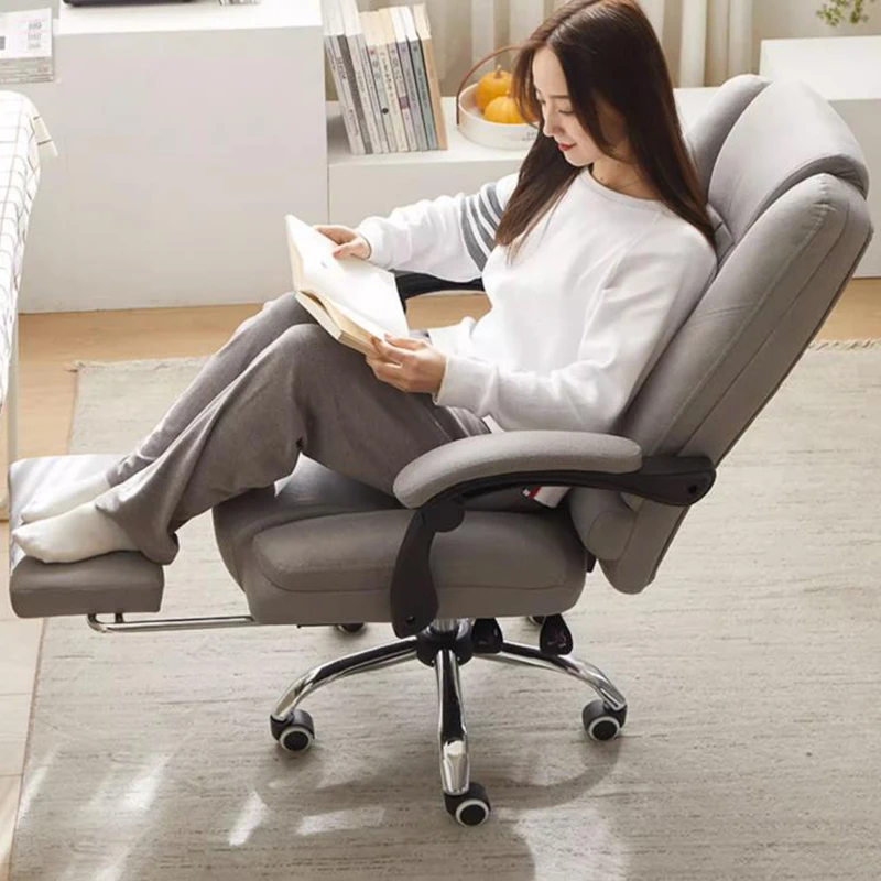 Reclining Office Chair Computer Ergonomic Luxury Game Swivel Floor Official Chair Conference Poltrona Gamer Noridc Furniture