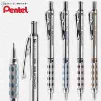 Pentel Graph Gear 1000 Mechanical Drafting Pencil With Eraser Metal Body 1pc Automatic Pencil Japanese 0.5 mm 0.3 mm 0.7 0.9 mm 1