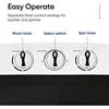 ZENY Portable Clothes Washing Machine Mini Twin Tub Washing Machine 13lbs Capacity with Spin Dryer,Compact Washer 6