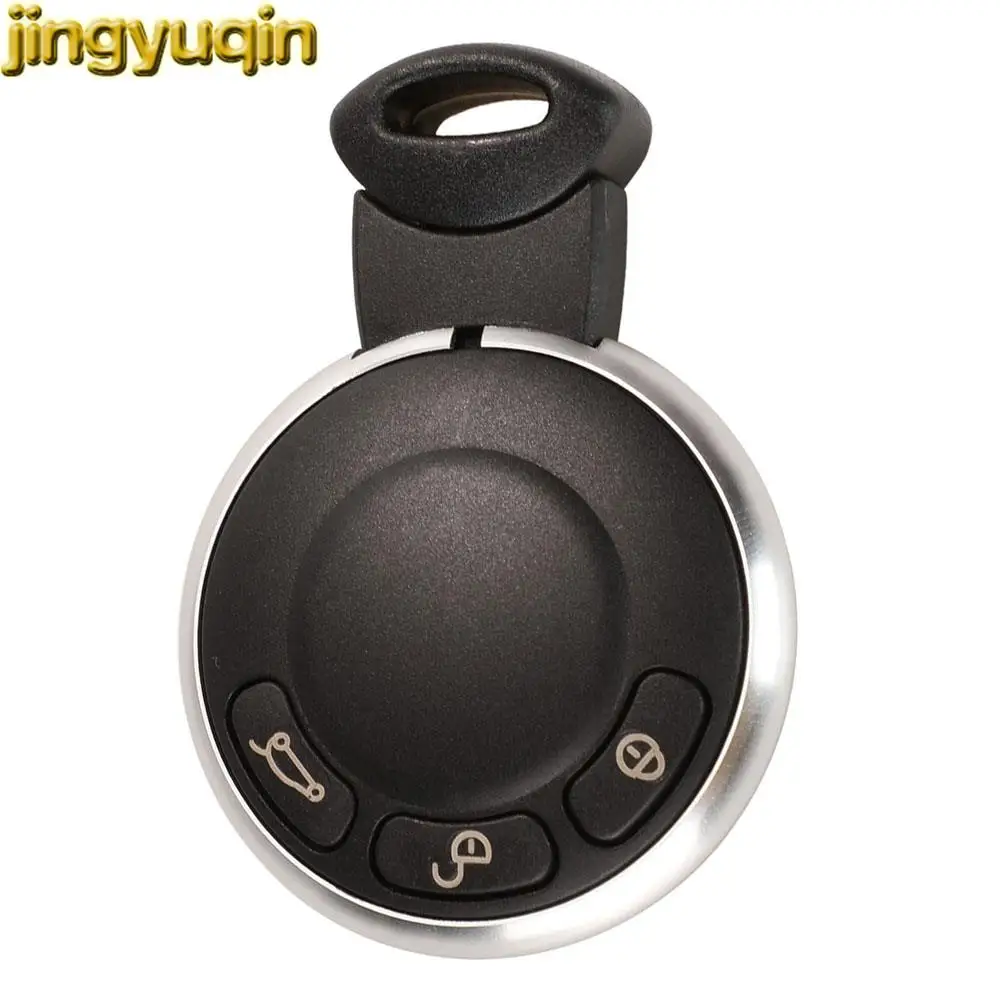 Key Shell Car Key Shell Jingyuqin Smart Car Key Fob Shell for BMW Mini Cooper R56 3 Buttons Remote Keyless Entry Auto Case Replacement