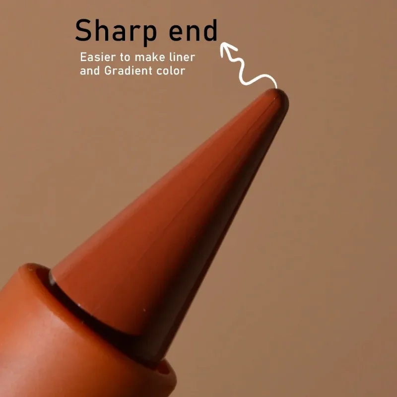 Sharp-end Gradient Lip Liner Pencil Smooth Matte Dusk Brown Red Contouring Lipstick Crayon Pigment Moisturize Lip Balm Cosmetic