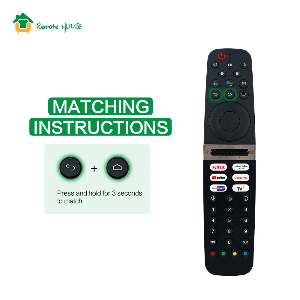 Voz Substituição do Controle Remoto para Smart tv Novo - Image 3