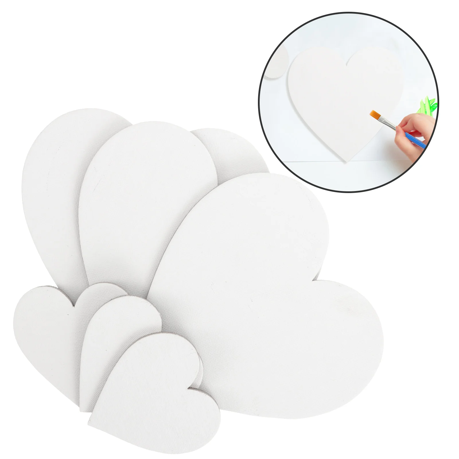 

6pcs Canvas Panel Blank Oil Painting Board Painter Painting Boards Painting