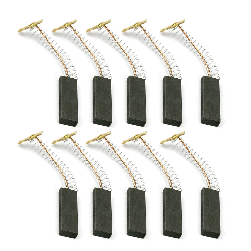 

10pcs Carbon Brush For Drum Automatic Washing Machine Motor 5*12.5*37mm Metal Workshop Equipment Power Tools Accessories