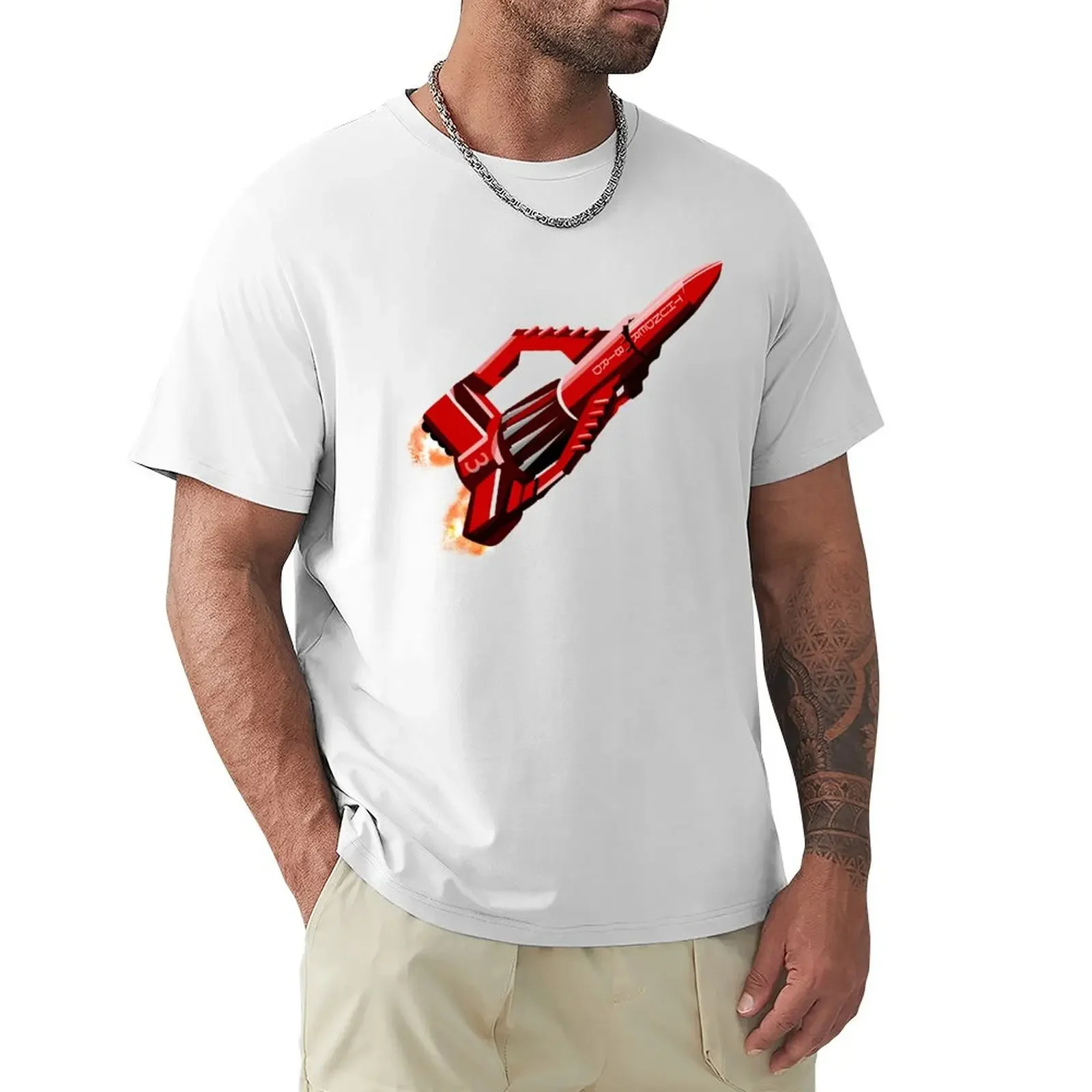T-Shirt Thunderbird 3 Customs Anime Magliette Da Uomo
