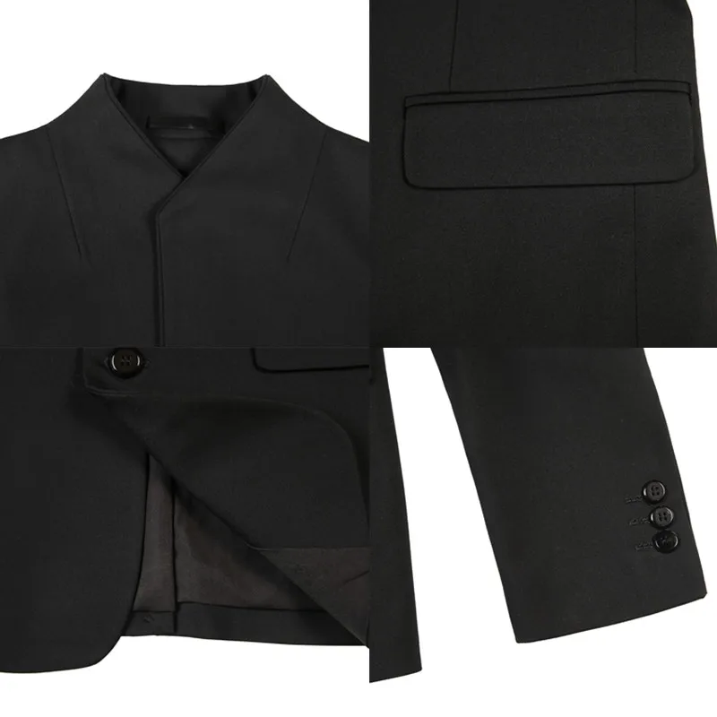 Giacca Uomo Stile Coreano Slim - Giacca Sportiva Casual Con Colletto, Per Ufficio, Matrimoni E Eventi - Foto 13