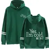 Yes I‘m Cold Womens Hoodie Long-Sleeved Lazy Style Top Daily Striped Slim Fit Sweatshirts Solid Color Versatile Casual Tracksuit 2