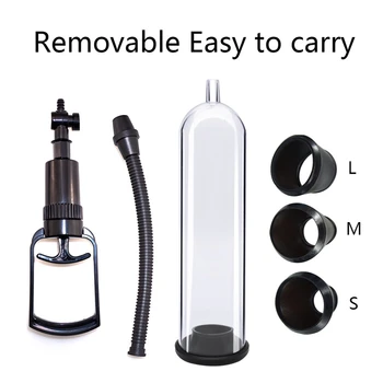 Manual Penis Pump Male Penis Enlarger Sex Toys For Men Vacuum Pump Male Masturbation Penile Extender Trainer Adults Sex Products 5