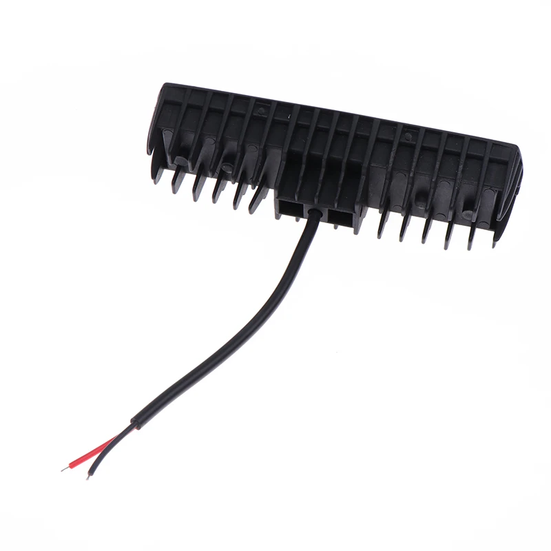 Barra de luz led para carro, 12v, 18w, 6000k, luz de trabalho para carro, motocicleta, caminhão, trailer, faróis offroad, luz de condução