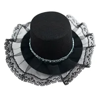Pet Graduation Caps For Dogs Pet Hat Fashion Decorative Top Hats Gentleman Dog Cat Cap Cat Dog Cowboys Shirt Birthday Party Hat 2