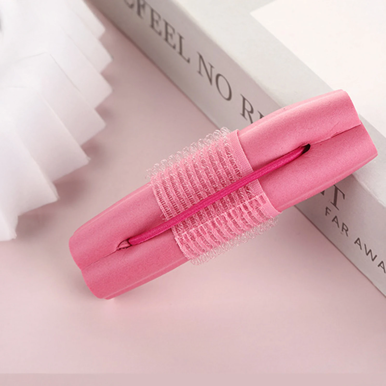 6개입 무열 컬링 롤러 D2.5cm 배 모양 헤어 컬러 DIY 스타일링 헤어 롤러 높은 두피 부위 풍성한 헤어 클립 크리스마스 선물