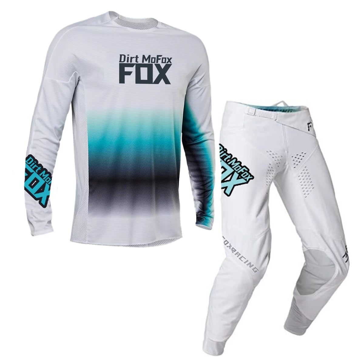 2023 Off-Road Mx Atv 180/360 Racing Motocross Leed Jersey Pants Combo Blue/Black Gear Set Kit Tuta Moto Tutte Le Dimensioni