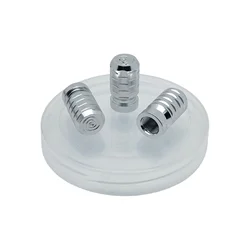 Premium Aluminum Alloy Valve Stem Caps - Set of 4, Universal Fit with Air - Tight Rubber Seal (Silver)