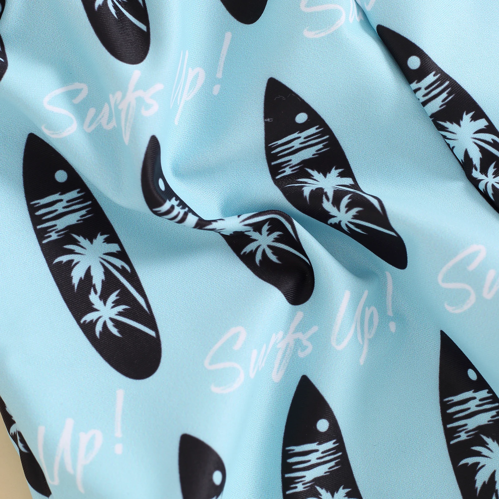 Children Baby Boys Plaid Turtle Surfboard Print Swimwear Swim Trunks Summer Toddler Elastic Waist Bathing Suit Swimming Shorts