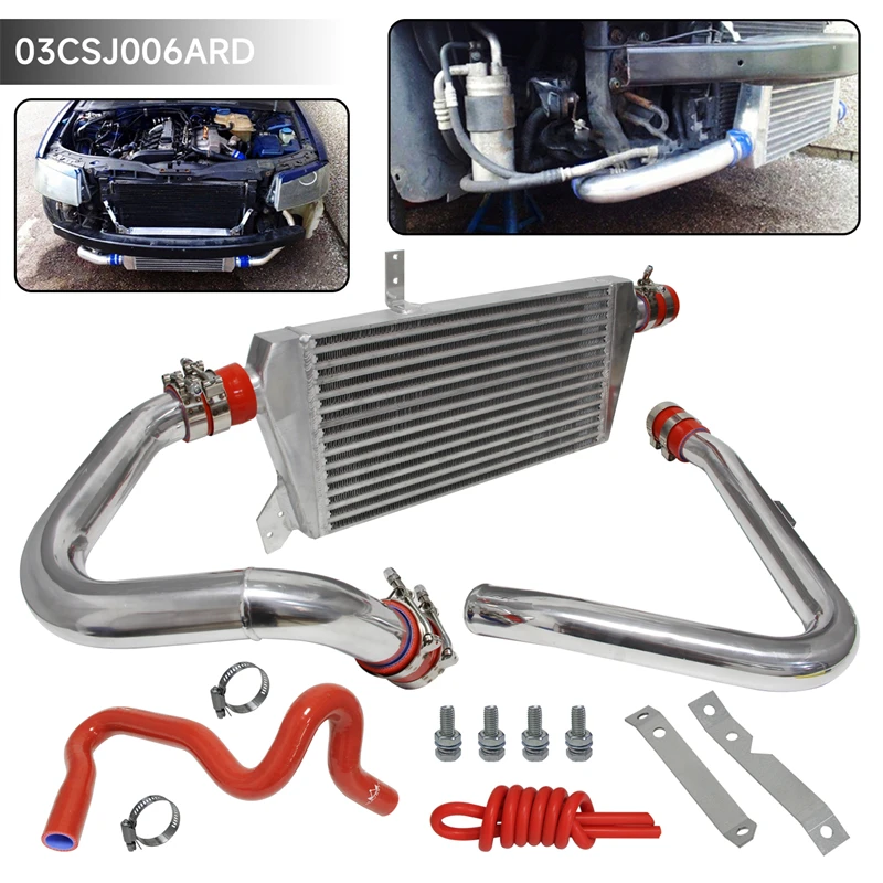 Front Mount Intercooler Kit For Audi A4 Quattro VW Passat 1.8T B5 1.8L