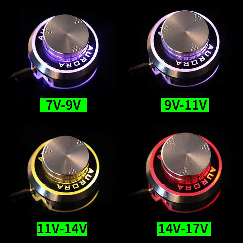 High End Tattoo Power Supply Aurora2 and Aurora1 Colorful Digital LED Touch Display Adapter for Coil and Rotary Tattoo Machines