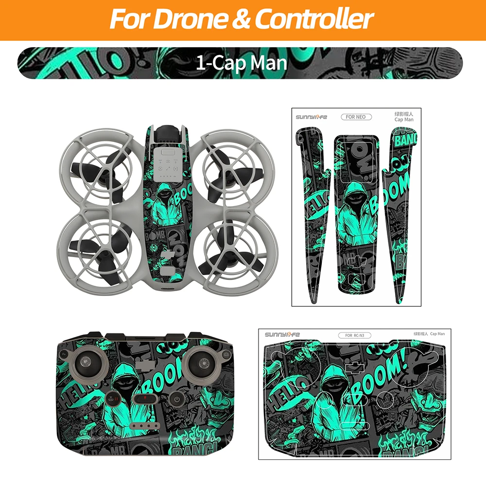 Stickers Remote Control Protection Film Accessories For DJI NEO drone accessories