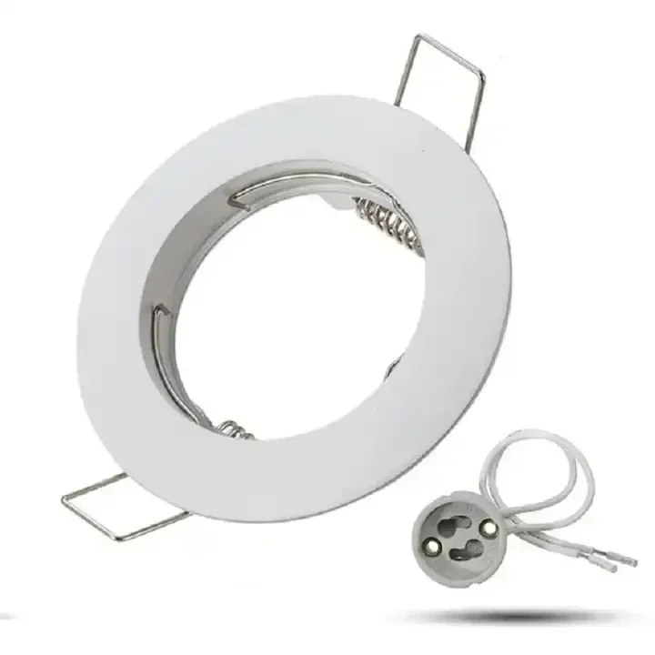 Description Picture 4 of item6pcs Down Light Cutout 60mm Frame Recessed LED Ceiling Fixtures Downlight GU10 MR16 Ceiling Spot Lights Fitting Fixture