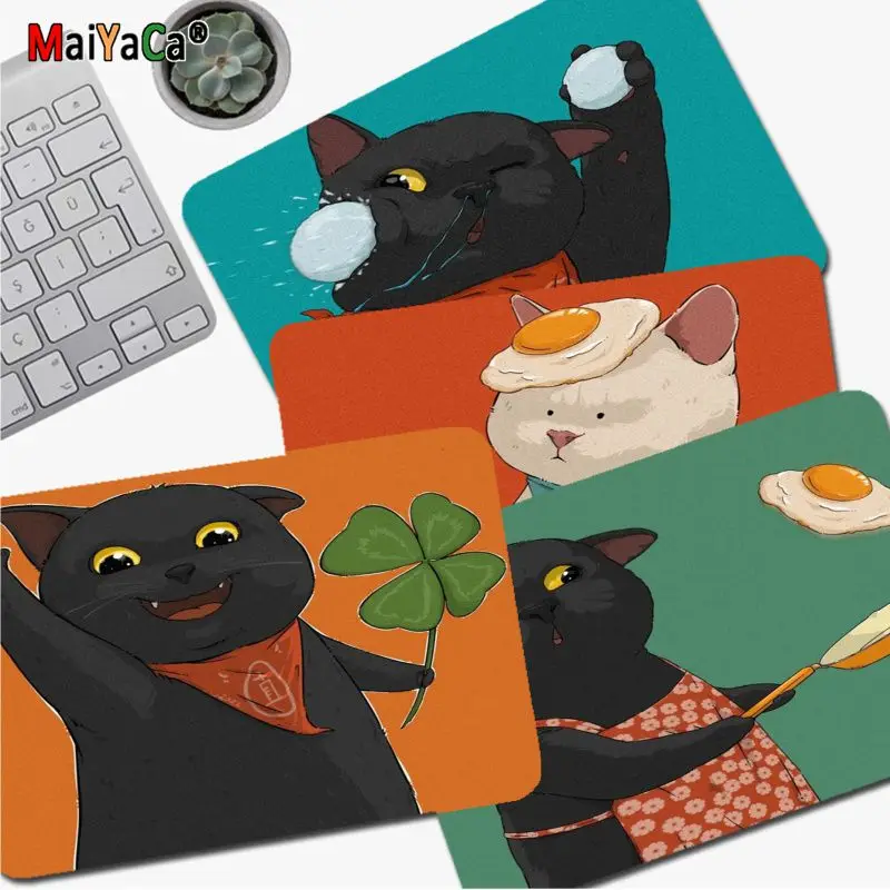 

Kawaii Cat Non-slip Lockedge Gaming Mouse Pad Gamer Desk Mat Keyboard Pad Decoration Mause Pad Writing Desk Mats