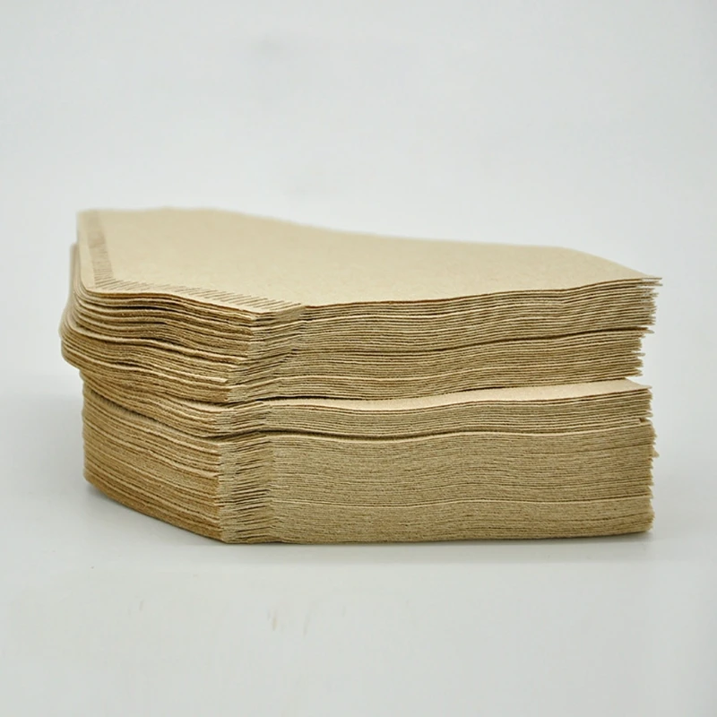 Coffee Filter Paper Set Disposable Coffee Cup Filters Natural Pulp For Home Kitchen Handmade Boiling
