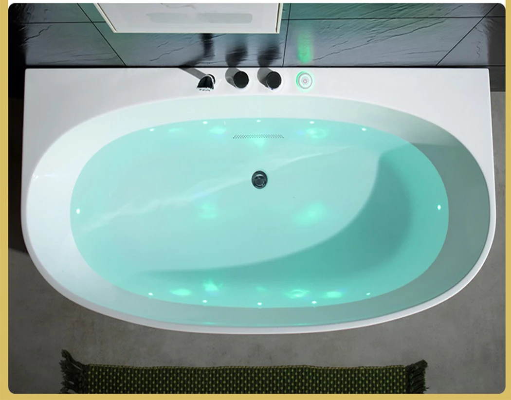 Description Picture 3 of item1800mm Surfing Fiberglass Whirlpool Intelligent Bathtub Acrylic Hydromassage Seamless Joint Hot Tub 8020