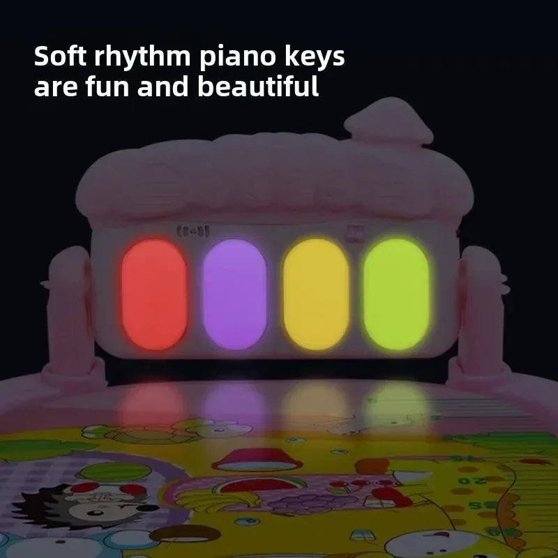 Baby Multifunctional Fitness Frame Activity Gym Play Mat Musical Rack Infant Educational Crawling Carpet Toy Children Gift