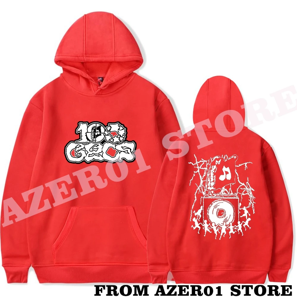 100 Gecs Merch Hoodies Winter Men/Women Hooded Sweet Streetwear Long Sleeve Sweatshirt