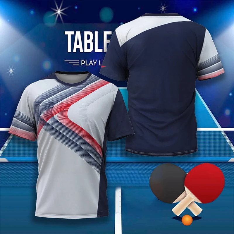 Short Sleeve T Shirt Badminton Uniforms Men Women Table Tennis Badminton Training Clothing Sportswear T-shirt Quick Dry Gym Tops O-Neck Short Sleeve Club