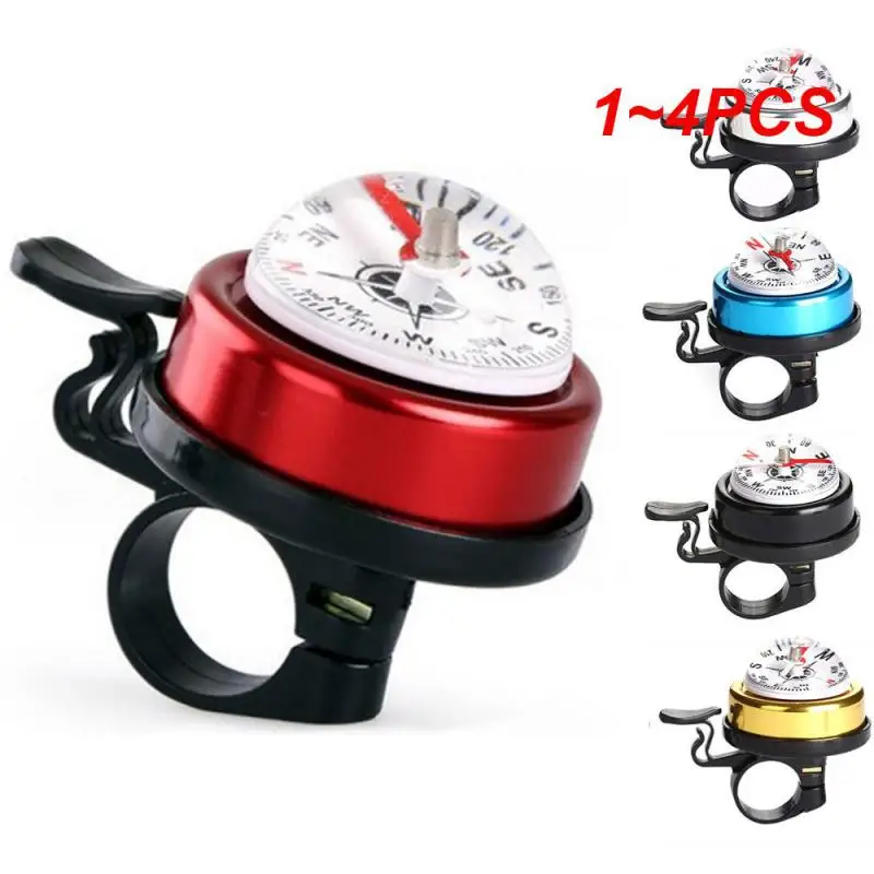 

1~4PCS Bell Mountain Bike Car Bell Aluminum Alloy Compass Bell Horn Accessories Bike Bell Ring Bike Horn Outdoor