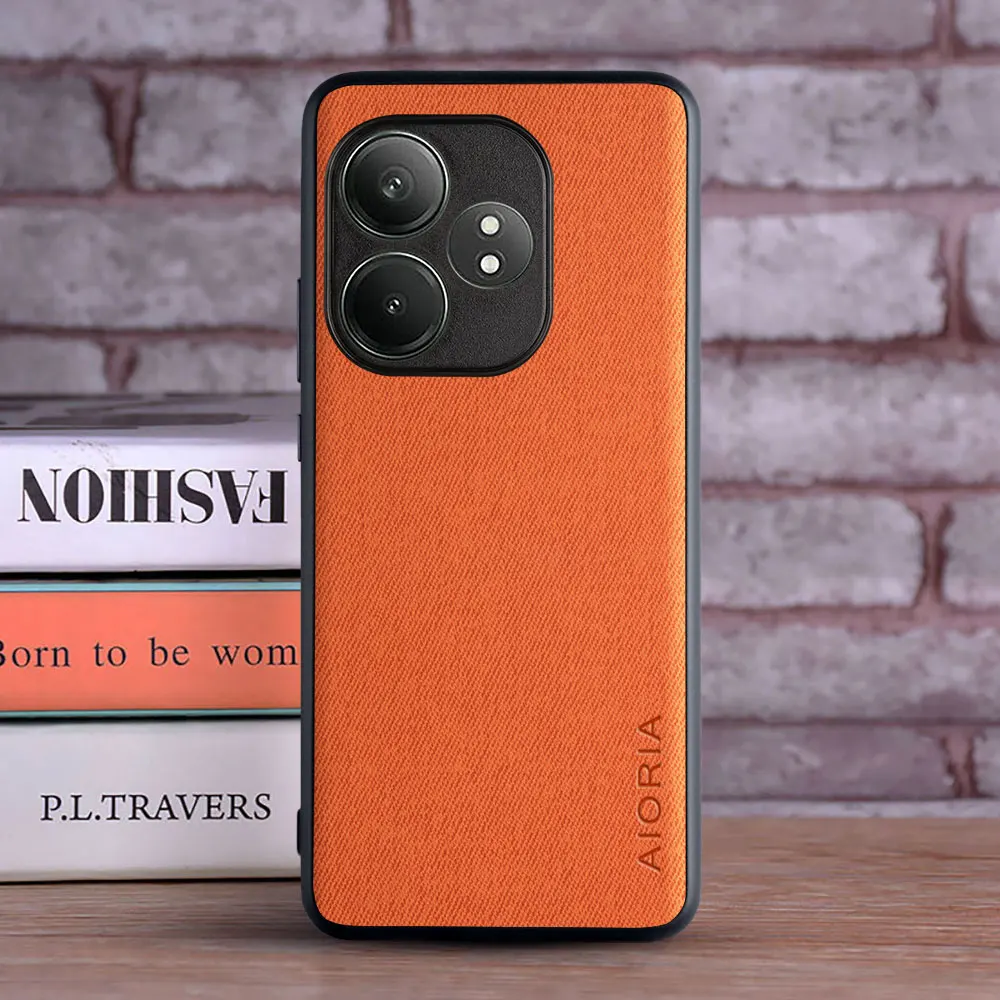 Luxurious Leather Textile Phone Case - Soft, Stylish Protective Cover