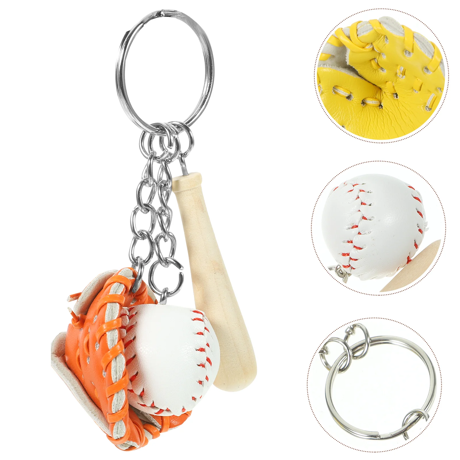 

Decorative Key Chains Exquisite Softball Keychains Hanging Baseball Keychains Team Commemorative Gifts