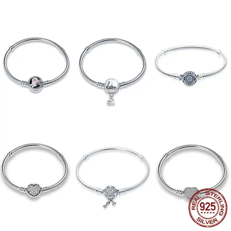 Bracciale Con Ciondolo In Argento Sterling - Foto 5