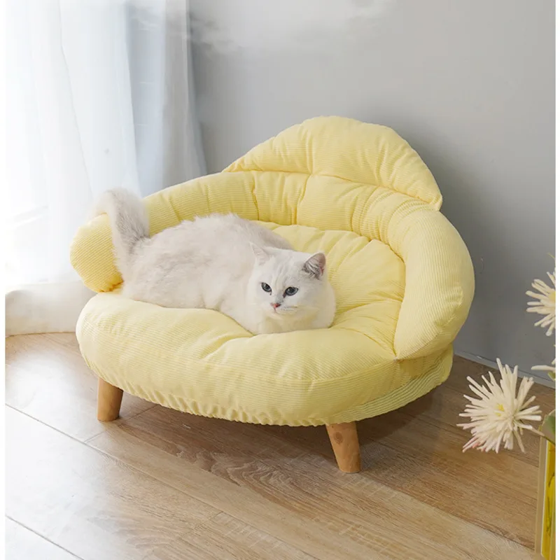 

Four Seasons Universal Bed For Cats Off Ground Moisture Proof Cat's House Solid Wood Cats Supplies Thickened Animal Bed
