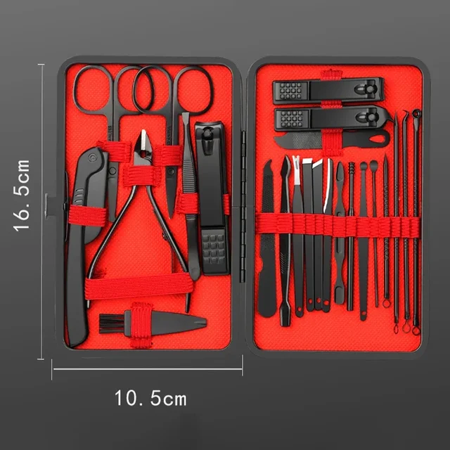 Nagelknipser-Set, praktische Schönheitswerkzeuge, Nagelknipser, Maniküre, Nageltrimmer, Pediküre, Messer, Ohrschälmesser, Nagelmaniküre