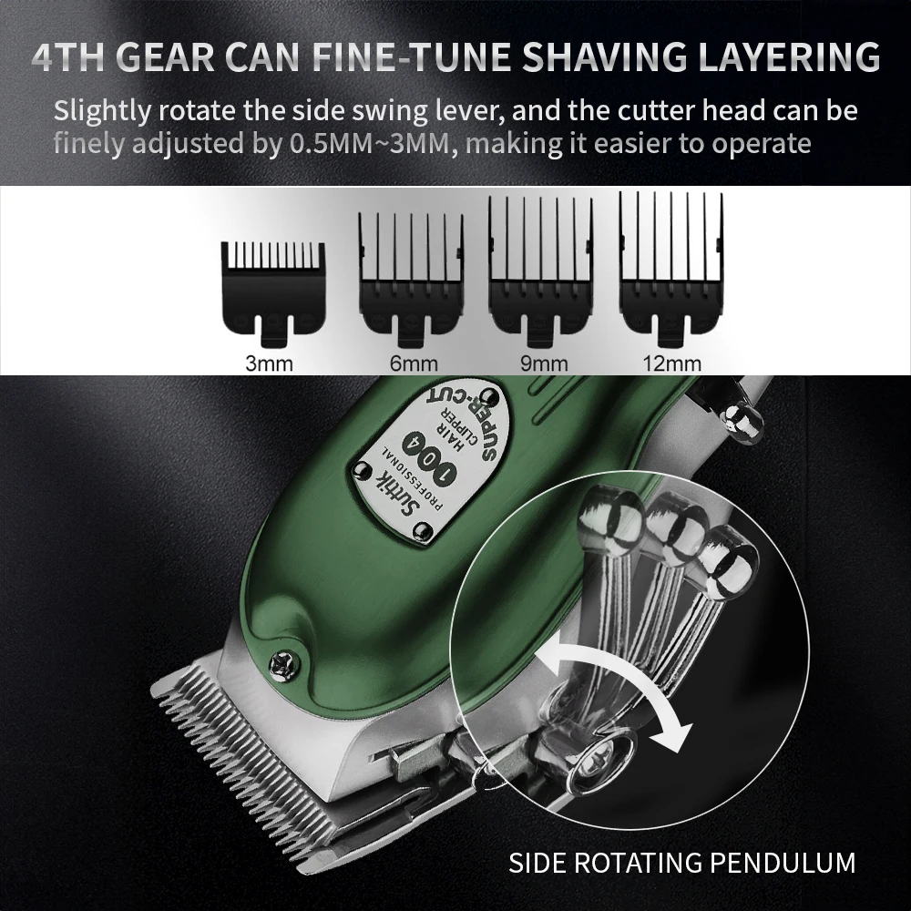 Pet Grooming Clipper Professional Dog Hair All Metal Rechargeable Low Noice