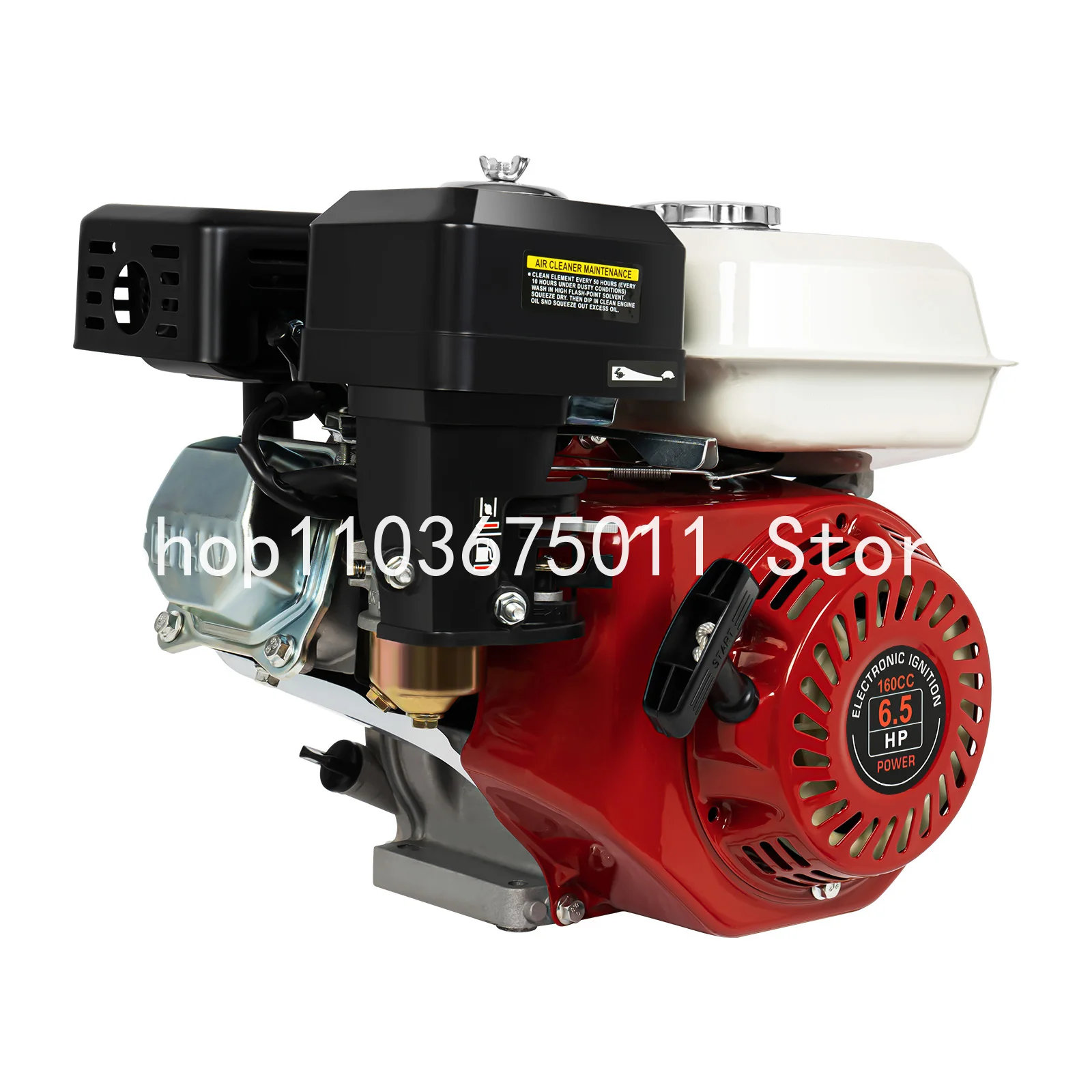 

4 Stroke 6.5HP Gas Engine Air Cooled For Honda GX160 OHV Pull Start Motor 160cc