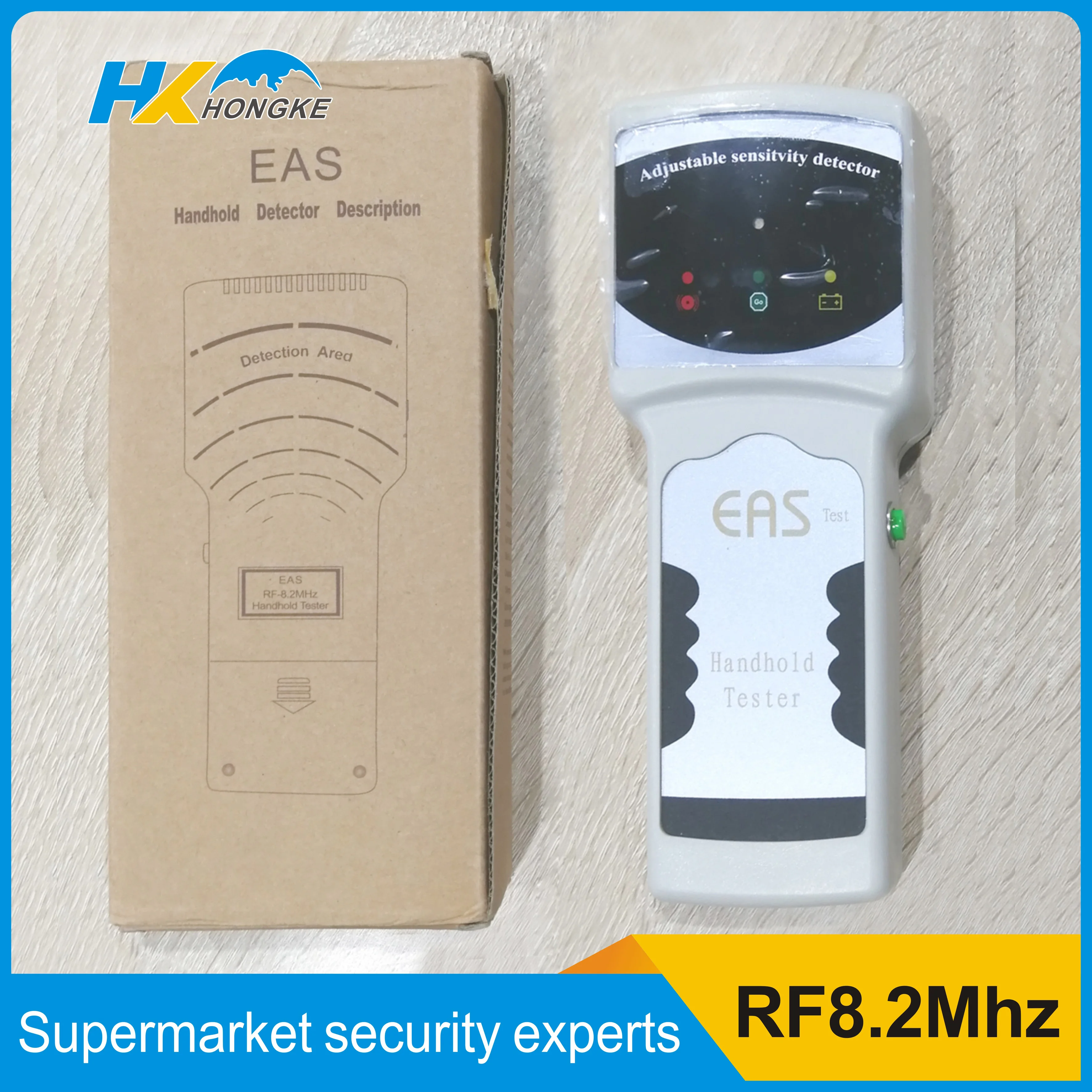 

RF 8.2Mhz EAS Handheld Detector Anti-Theft Tester For Tags & Labels Electronic Goods Security System