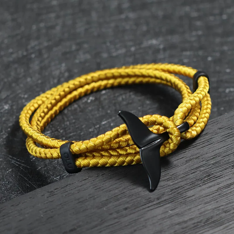 Adjustable Marine Animal Rope Bracelet For Men