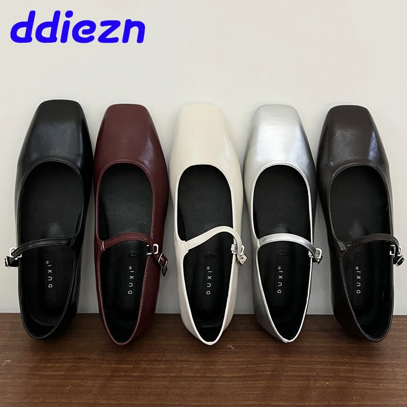 

2024 Footwear Lolita Style Ladies Shoes Casual Female Buckle Strap Fashion Shallow Women Flats With Shoes Mary Janes