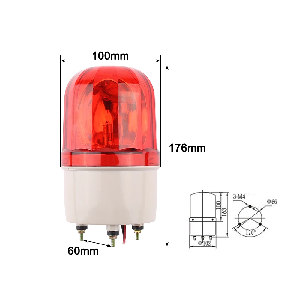 IMBL1-LED-R Blinkleuchte / Warnleuchte rot, LED