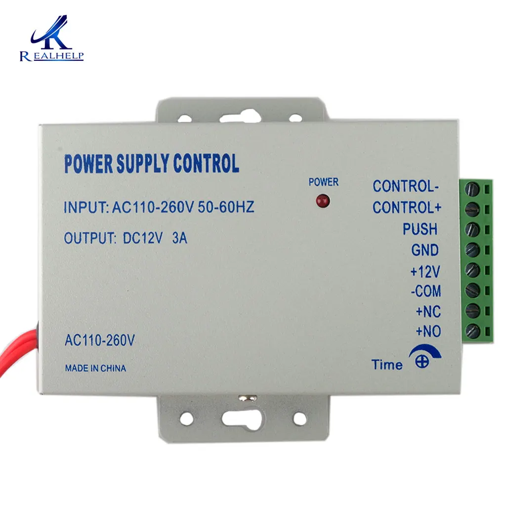 5 Stuks Toegangs Voeding Ac 110 ~ 260V Voor Rfid Vingerafdruk Toegangscontrole Systeem Dc 12V 5a Deur Toegangscontrole Systeem